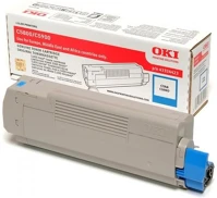 Oki 43324423 C5800,5900 toner cián 5000 oldalra kép