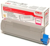 Oki 2000 C5600 toner magenta 2000 oldalra kép
