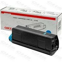 Oki 43865723 44315307 toner, ciánkék kép