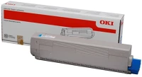 Oki 44844615 C822 toner cián 7300 oldalra kép