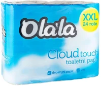 Olala DA503XSZADOLALACTTP2 Could touch toalettpapír 2 rétegű fehér 24 tekercses, (6 csomag/zsák) kép