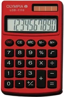 Olympia 04.0038204 Számológép zseb  lcd-1110 10 digit piros kép