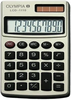 Olympia 04.0038216 Számológép zseb  lcd-1110 10 digit ezüst kép