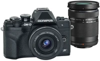 Olympus E-M10IV 1442 E-m10iv 1442 pancake dz fekete/fekete/fekete milc fényképezőgép kit kép