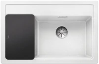Blanco 523758-MÁSOLATA-1 Zenar l 6s compact gránit mosogató medence üveg vágólappal fehér outlet kép