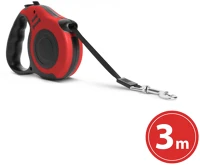 Om GL60066C Autata póráz - 3 m - piros kép