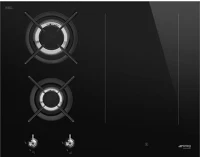Smeg PM3643D Kombinált főzőlap gáz-indukciós üvegkerámia 65cm kép