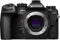 Om system OMSNHM017 Om-1 ii milc fényképezőgép váz fekete kép