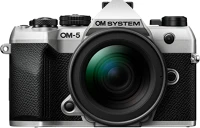 Om system OMSNHM027 Om-5 mark ii 12-45mm f/4 kit (ezüst/fekete) kép