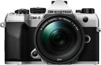 Om system OMSNHM029 Om-5 mark ii 14-150mm f/4-5.6 kit (ezüst/fekete) kép