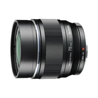 Om system OMSNHO062 M.zuiko digital 75mm f/1.8 ed objektív (fekete) kép