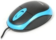 Omega OM06VBL Optikai egér usb fekete-kék kép