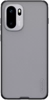 Oneplus 57983129740 Nillkin super frosted pro  15r műanyag hátlap tok, átlátszó-fekete kép