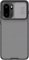 Oneplus 57983129744 Nillkin camshield pro hard  15r műanyag hátlap tok, átlátszó-fekete kép