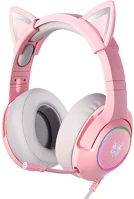 Onikuma K9P RGB USB 7.1 Gaming headphones  k9 pink kép