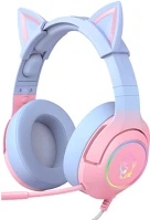Onikuma K9PB RGB 3.5MM Gaming headphones  k9 pink/blue kép