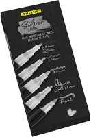 Online 18518 Akril marker  ezüst 5 db-os klt. kép