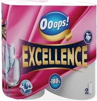 Ooops! 12.01554 Kéztörlő tekercses háztartási  excellence 3 rétegű 2 tekercses kép
