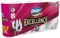 Ooops! 12.01815 Kéztörlő tekercses háztartási  excellence 3 rétegű 4 tekercses kép