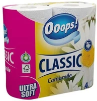 Ooops! COR_KHHVP063 Toalettpapír, 3 rétegű, kistekercses, 4 tekercs,  