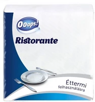 Ooops! KSC16001117 Szalvéta éttermi  ristorante 1 rétegű 600 lapos kép