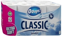 Ooops! KTC30161134 Toalettpapír  classic sensitive 3 rétegű 16 tekercs kép