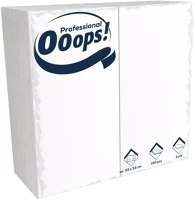 Ooops! professional DA503XSZHTKSC21001999 Ooops! szalvéta 33x33cm, 2r., 1/8 hajtás, fehér, 100 lap/csg, 20csg/karton kép
