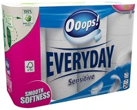 Ooops! VL12_01783 Toalettpapír  everyday 3 rétegű 24 tekercses sensitive kép