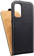 Oppo 5K, FEKETE Flip tok szilikon belsővel  find x3 lite/reno5 4g/reno5 5g/reno 5k, fekete kép