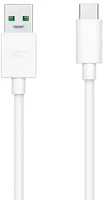 Oppo DL129 / D301 Adatkábel és töltő (usb - type-c, 100 cm, gyorstöltés támogatás) fehér - kép