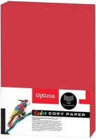 Optima 01.08362 Fénymásolópapír színes  a/4 80 g piros 500 ív/csomag kép