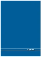 Optima 01.08381 Beírókönyv franciakockás   a/4 96 lapos keményfedelű vegyes színben kép