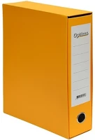 Optima 02.01123 Iratrendező tokos  a/4 80mm sárga kép
