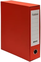 Optima 02.01125 Iratrendező tokos  a/4 80mm piros kép