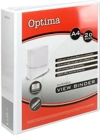 Optima 02.01397 Gyűrűskönyv  panorámás a/4 2 gyűrű 75mm fehér kép