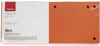 Optima 02.01403 Elválasztócsík  105x240mm narancssárga 100 darabos kép