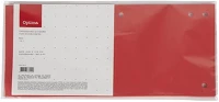 Optima 02.01404 Elválasztócsík  105x240mm piros 10 darabos kép