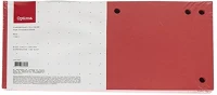 Optima 02.01405 Elválasztócsík  105x240mm piros 100 darabos kép
