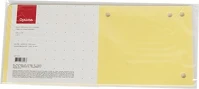 Optima 02.01406 Elválasztócsík  105x240mm sárga 10 darabos kép