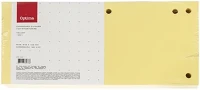Optima 02.01407 Elválasztócsík  105x240mm sárga 100 darabos kép