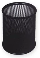 Optima 03.00602 Írószertartó fémhálós  fekete kép