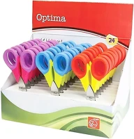 Optima 06.00309 Olló iskolai  13 cm vegyes színek kép