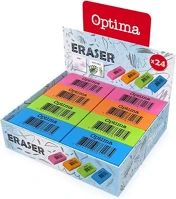 Optima 06.00866 Radír  neon 24 darabos kép