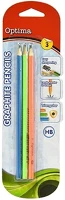 Optima 07.01018 Grafitceruza  hb háromszögletű 3 darabos kép