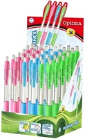 Optima 07.02193 Nyomósirón display  0,5 mm vegyes színek 36 darabos kép
