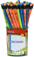 Optima 07.03217 Grafitceruza  hb háromszögletű radíros 72 darabos kép