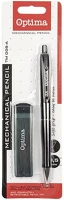 Optima 07.03522 Nyomósirón  0,5mm fekete + grafitbél 0,5mm hb kép