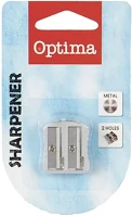 Optima 07.03526 Hegyező  fém bordázott fogórész 2 lyukú 1db/bliszter kép