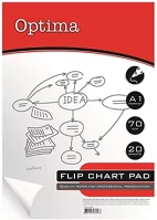 Optima 08.00054 Flipchart papír  sima 58x84cm 20 ív/tömb kép