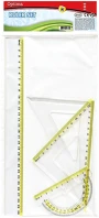 Optima 100181 Vonalzókészlet  30cm vonalzóval 4db-os kép